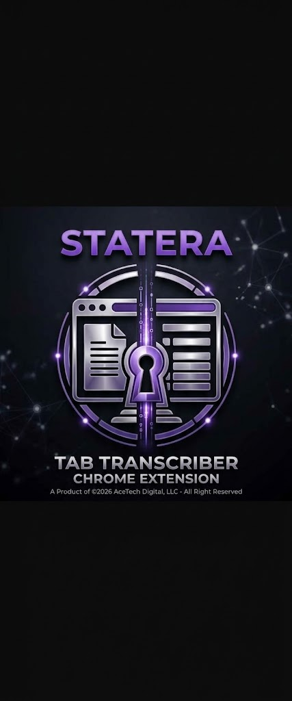 Statera Tab Transcriber Chrome Extension product artwork